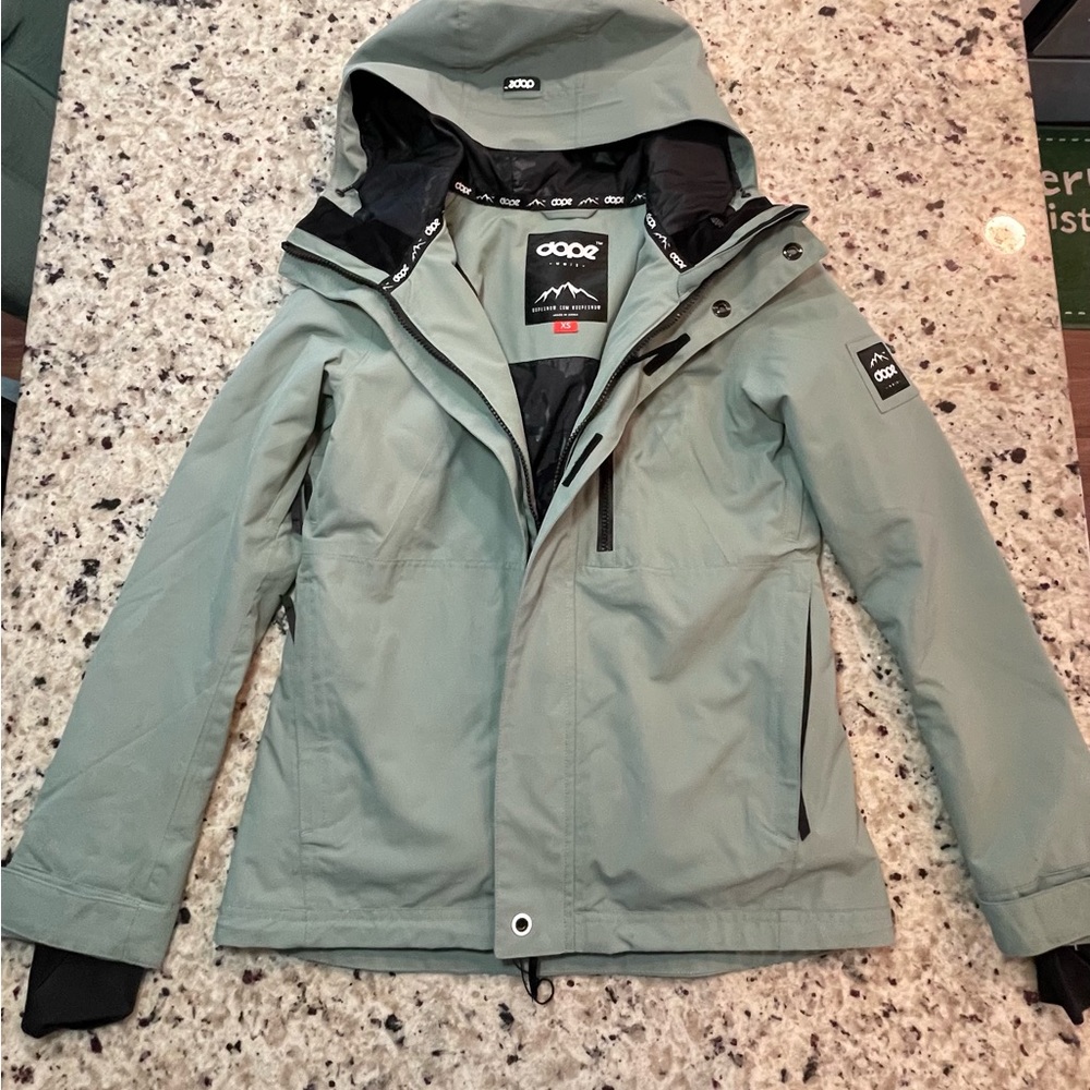 Dope Snowboard/Ski Jacket - Faded Green  XS
